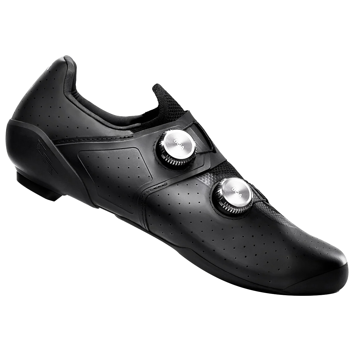 Canyon Tempr CFR road cycling shoe in black.