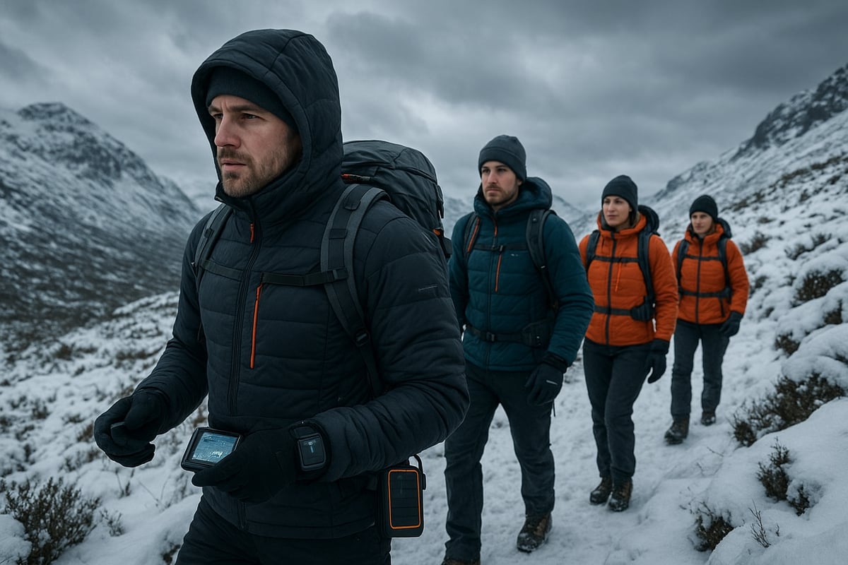 A collection of high-tech winter hiking equipment and modular wearables for the 2026 season.