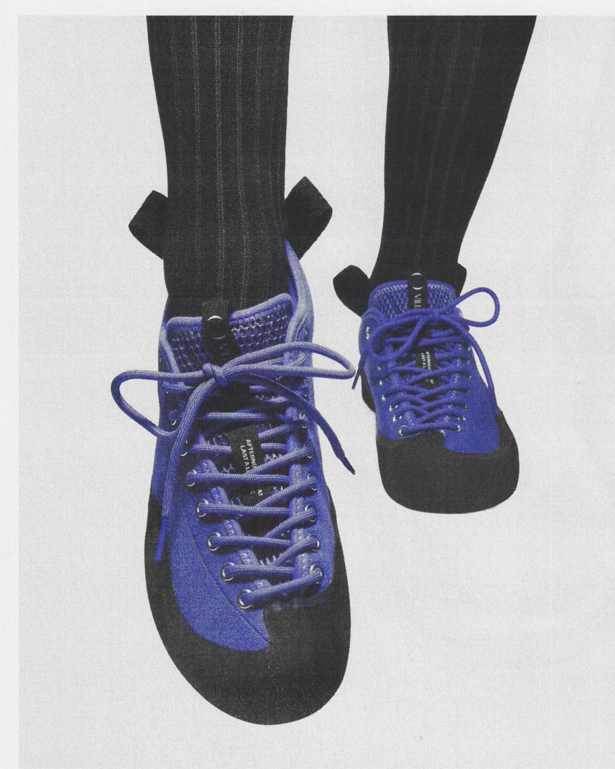 A purple variant of the Village PM technical skate shoe.