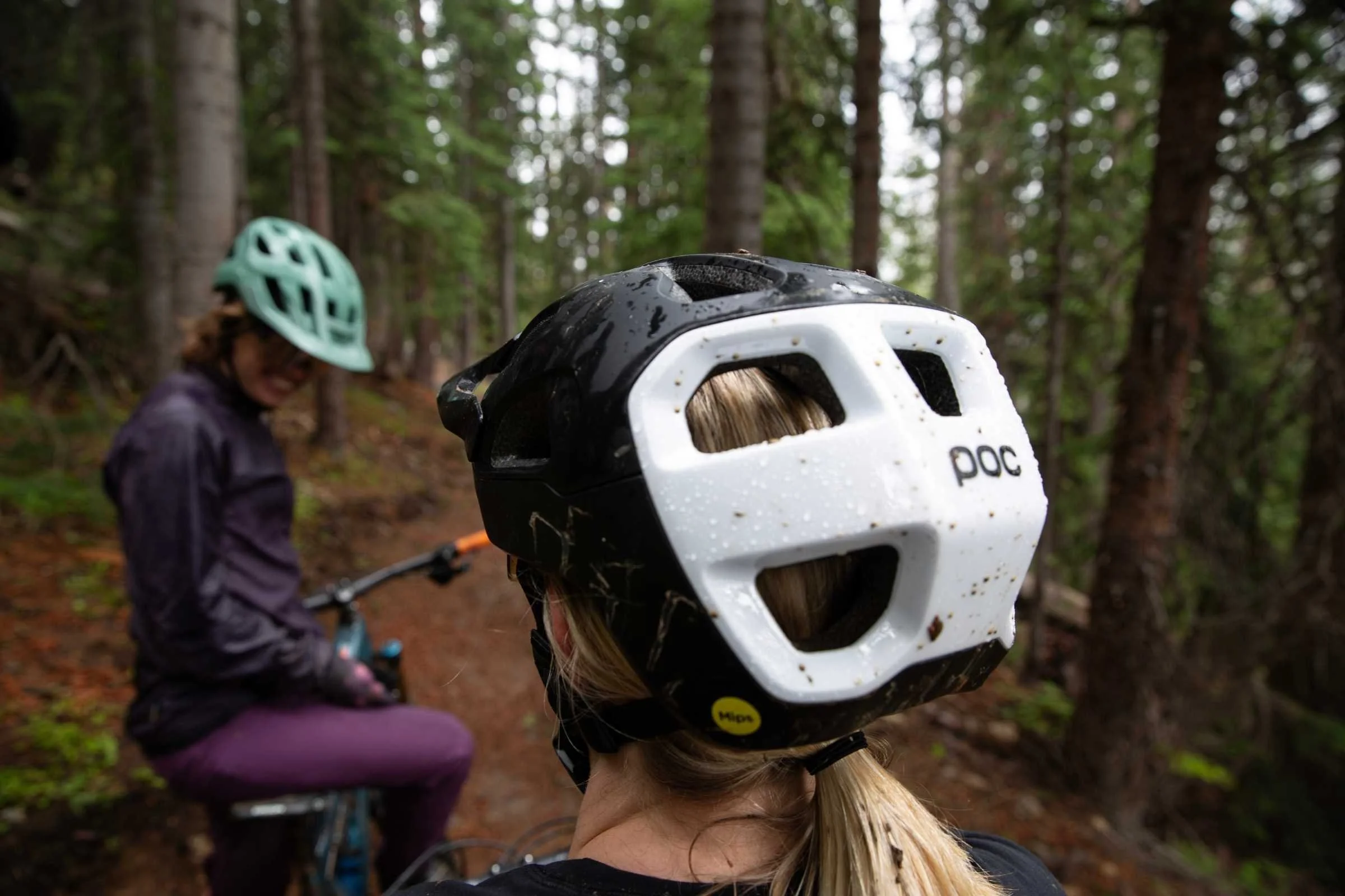 Top view of the POC Cularis helmet showing large strategic ventilation ports.