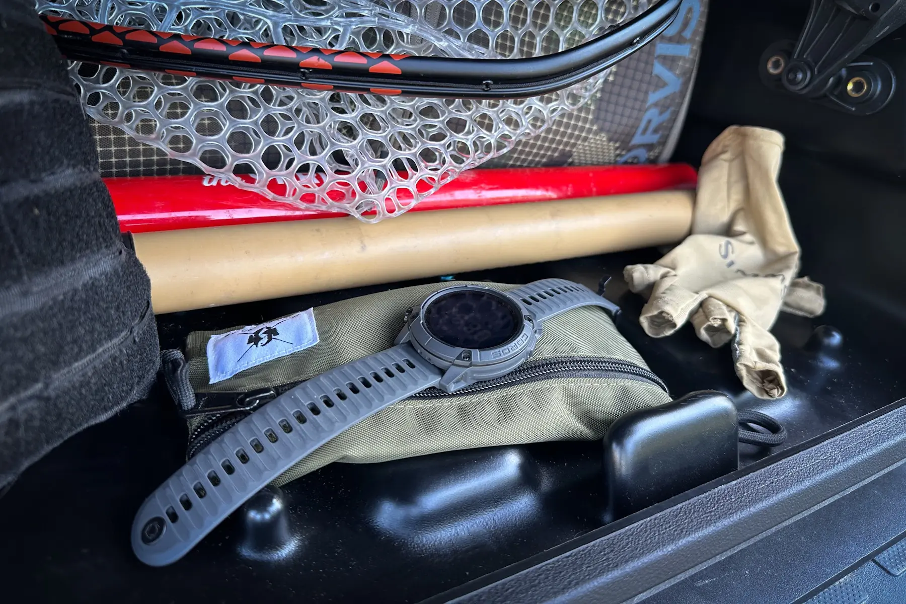 The COROS NOMAD watch face showing high visibility and contrast under bright sunlight.