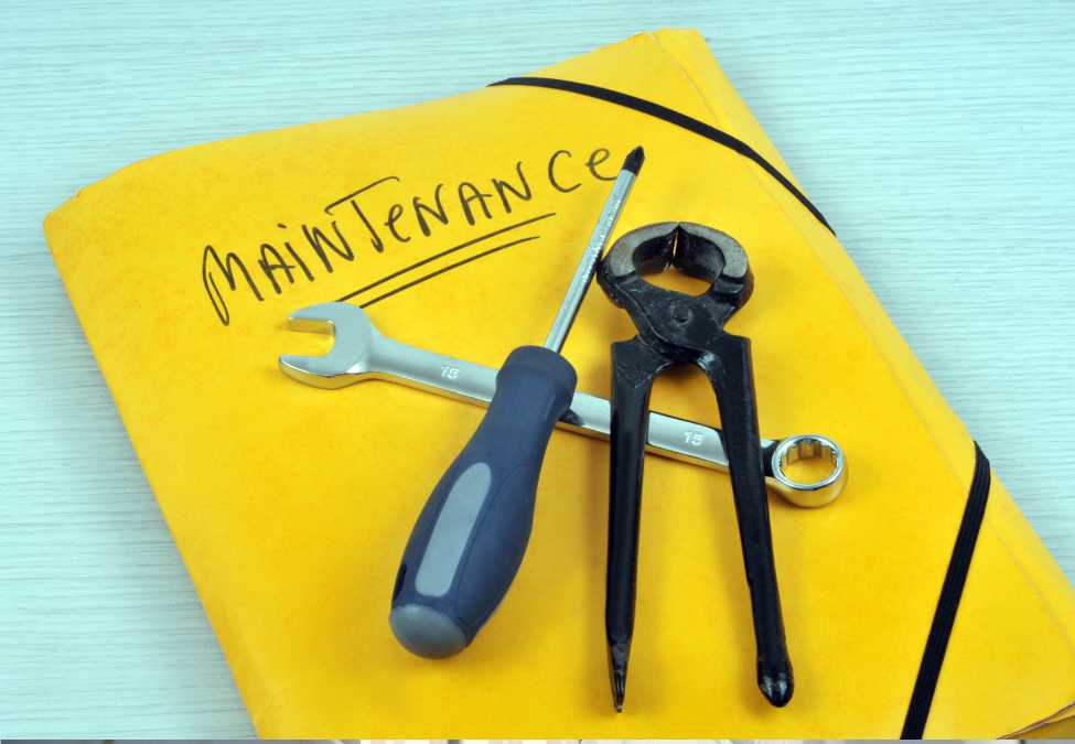 A notebook and pen used for a cold plunge pool maintenance log.