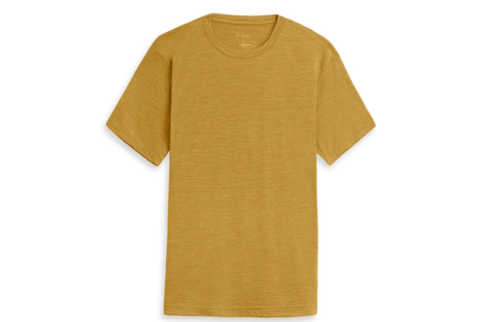 Product shot of the Ibex Merino Tencel Paradox short sleeve tee.