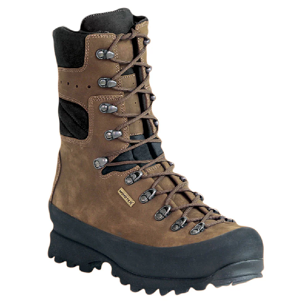 The Kenetrek Mountain Extreme 1000 insulated boots designed for heavy loads and steep terrain.